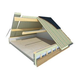 Product afbeelding voor Unilin Roof SW Easy Airtight 12mm 120cm Rc=7,0 PLY F