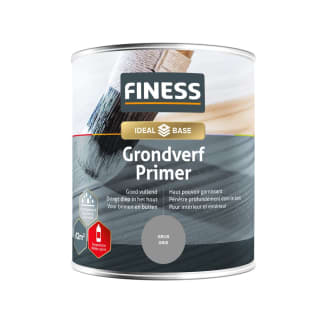 Product afbeelding voor Finess Grondverf Binnen/Buiten 750ml Grijs