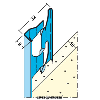 Product afbeelding voor Stucstopprofiel 1211 10mm 260cm