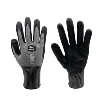 Product afbeelding voor ProOne Handschoen Maat 11 Grijs/Zwart 1 Paar Naadloos Recycled Elastan Nitril Foam Cutlevel C