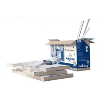 Product afbeelding voor iSoEasy Pro Zolderisolatie 60mm 120x60 Rd=2,70 PIR Aluminium 6 Platen Inclucief Toebehoren