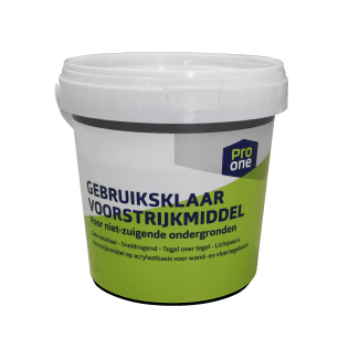 Product afbeelding voor ProOne Voorstrijk Gebruiksklaar 3kg Niet Zuigende Ondergrond