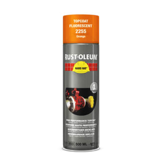Product afbeelding voor Rust-Oleum Deklaag Hard Hat 2255 500ml Fluorescerend Oranje