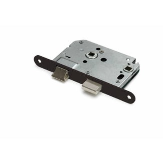 Product afbeelding voor DX WC-badkamerslot 50mm WC63/8 Ronde Hoeken Zwart