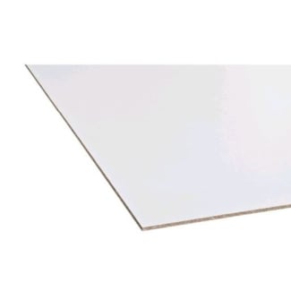 Product afbeelding voor Spaanplaat Geplastificeerd 10mm 250x125cm Wit 70% PEFC