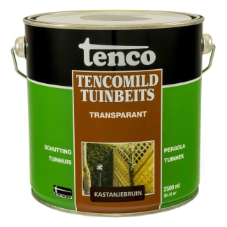 Product afbeelding voor Tencomild Tuinbeits Transparant 2.5L Kastanjebruin