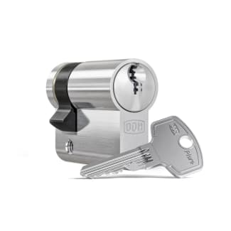 Product afbeelding voor DOM Profielcilinder 333 Plura Enkel H/30mm Messing Vernikkeld Mat SKG2