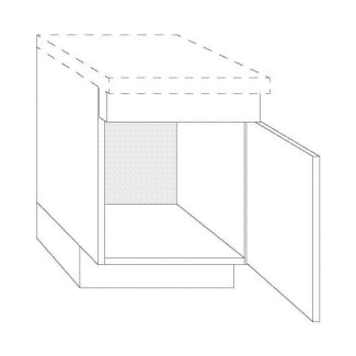 Product afbeelding voor Onderkast voor Spoelunit Eco P02 FSC Mix 70% AG60-720 Links Prijsgroep 2 - OGM60-DB