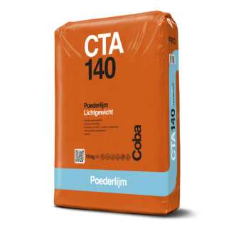 Product afbeelding voor Coba CTA140 Poederlijm Lichtgewicht 15kg Grijs