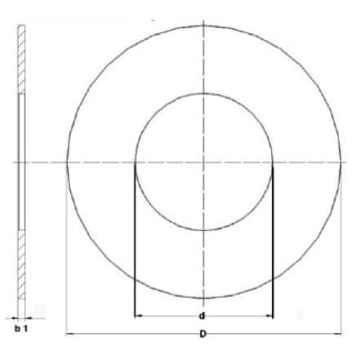 Product afbeelding voor Trasco Reduceerring 20x15.88x1.6mm