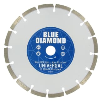 Product afbeelding voor Carat Diamantzaagblad Blue Diamond 230x22,23mm Universeel 1st
