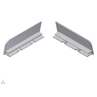Product afbeelding voor AluArt Kopschot Voor Waterslagprofiel Links/Rechts 80mm