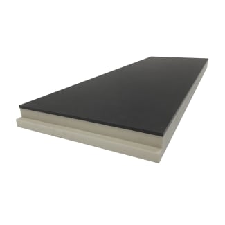 Product afbeelding voor CEBO Kantplank Geïsoleerd 1200x350x100+8mm Minerale Vezelplaat Donkergrijs Exclusief Profiel