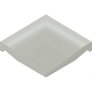 Product afbeelding voor Villeroy & Boch Hoek Pro Architectura 3.0 Secret Grey 10x10cm Mat R10 2609C2600010