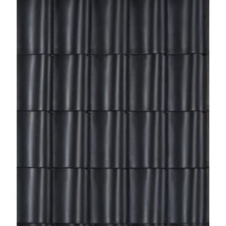 Product afbeelding voor Monier OVH 206 Dakpan Zwart Glazura Edelengobe