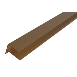 Product afbeelding voor WEO35-60 Alu F-Profiel Teak RAL 8024 65x80mm Lengte 300cm