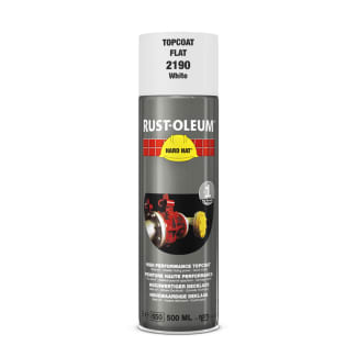 Product afbeelding voor Rust-Oleum Deklaag Hard Hat 2190 500ml Mat Wit