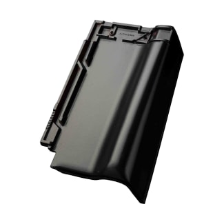 Product afbeelding voor Wienerberger Alegra 12 Gevelpan Rechts Vulkaanzwart Edelengobe 755