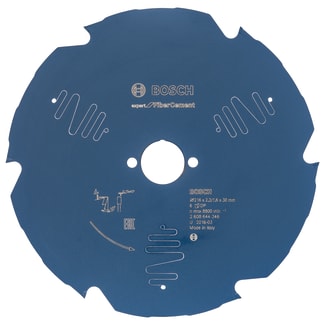 Product afbeelding voor Bosch Cirkelzaagblad Expert Fiber Cement 216x30x2,2mm 6tands