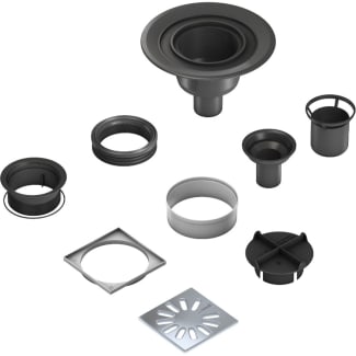 Product afbeelding voor Wedi Fundo Putafvoer Verticaal DN-50 Vierkant