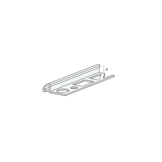 Product afbeelding voor Proround Tegelprofiel 8mm 300cm Aluminium Geanodiseerd