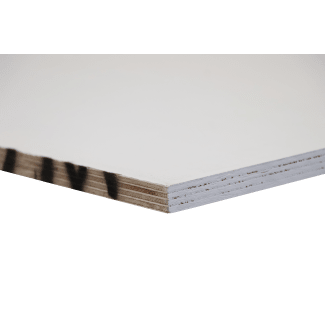 Product afbeelding voor LUMBOprime Interieur 12mm  250x122cm 2-Zijdig 80 Mu Wit Gegrond FSC Mix Credit