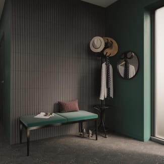 Product afbeelding voor Wandtegel Stripes Transition Graphite Stone 7,5x30cm 15mm Mat