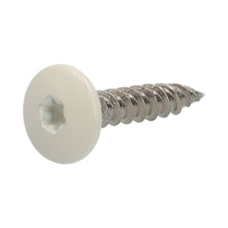 Product afbeelding voor ProOne HPL Schroef 4.8x25mm RVS A4 RAL 9010 Gebroken Wit 100st