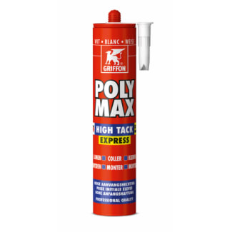 Product afbeelding voor Griffon Poly Max High Tack Express 435gr Wit