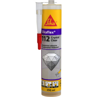 Product afbeelding voor Sikaflex Lijmkit 112 Crystal Clear 290ml Transparant