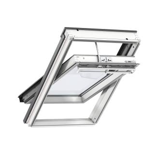 Product afbeelding voor VELUX Dakraam GGL PK08 206821 Triple Glas 94x140cm Wit Gelakt Integra Elektrisch FSC Mix Credit