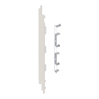 Product afbeelding voor Keralit Eindkap En Connector Links 2819 Snowwhite Pure Mat RAL 9016 5st