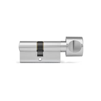 Product afbeelding voor DOM Profielcilinder Met Knop 333 Plura Dubbel 30/30mm Messing Vernikkeld Mat SKG2