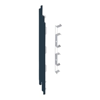 Product afbeelding voor Keralit Eindkap En Connector Links 2819 Staalblauw Classic Nerf 5st