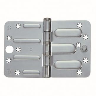 Product afbeelding voor AXA Veiligheidsschijflagerscharnier Heavy Duty Ronde Hoeken 114x175mm SKG3 Verzinkt 1st