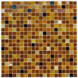 Product afbeelding voor Mozaiektegel Musa Velia Cube Caramelo 32,7x32,7cm 3mm Glanzend Gerectificeerd