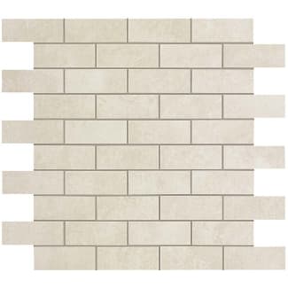Product afbeelding voor Mozaiektegel Berlin White Minibrick 30.5x30.5cm 8.5mm Mat Gerectificeerd