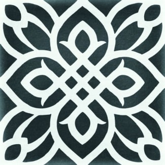 Product afbeelding voor Vloertegel Boheme Bolshoi 01 Negro 20x20cm 7mm Mat R10