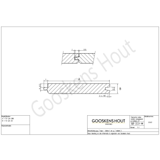 Product afbeelding voor Vuren B 22x125mm 360cm Puntgroef GG Velling FSC Mix Credit