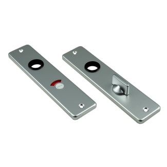 Product afbeelding voor AMI Kortschild Recht Met Krukgat/WC-garnituur 180x41mm WC55/8 Aluminium F2