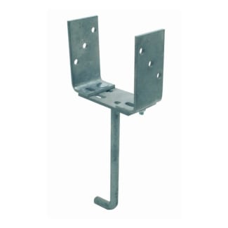 Product afbeelding voor GB Pergolasteun 140x60mm Verstelbaar 100-165mm Thermisch Verzinkt 74455B