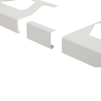 Product afbeelding voor Schlüter BARA-RW Verbindingsstuk Randprofiel 30mm Alu Met Kleurcoating Zuiver Wit V/RW30BW