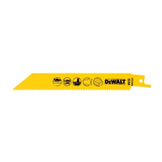 Product afbeelding voor DeWALT Reciprozaagblad DT2345QZ Bi-Metaal 152mm 5st Universeel