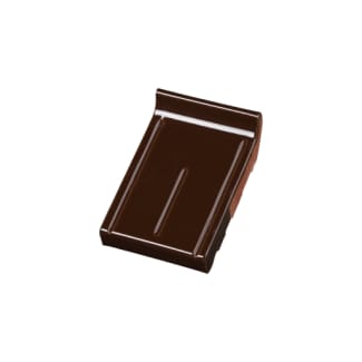 Product afbeelding voor Kloosterwaard Einddorpel 16cm Donkerbruin Hoogglans 20mm Kering