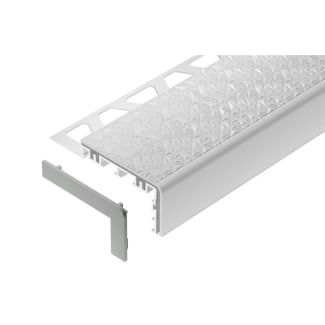 Product afbeelding voor Schlüter TREP-V60 Eindkap Links En Rechts PVC Lichtgrijs E/TV60HG