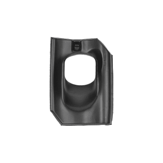Product afbeelding voor Ubbink Dakdoorvoerpan Holle 131mm 25-45 Graden 1-pans Zwart