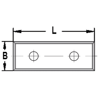 Product afbeelding voor Trasco Keermes Hardmetaal 30x9x1,5mm 4-Zijdig 10st