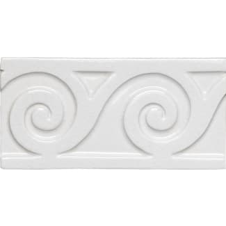 Product afbeelding voor Strip Modernista Relieve Mar Blanco 7,5x15cm Glanzend