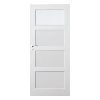 Product afbeelding voor Skantrae SKS 1235 C1 Opdek Links 83x211.5cm Accent 1x Facet Satinato Glas 3x Paneel FSC Mix 70%