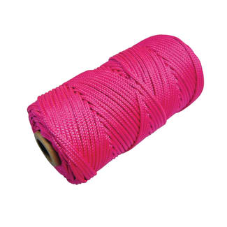 Product afbeelding voor Metselkoord Gevlochten 1,5mm 50m Fluorescerend Roze